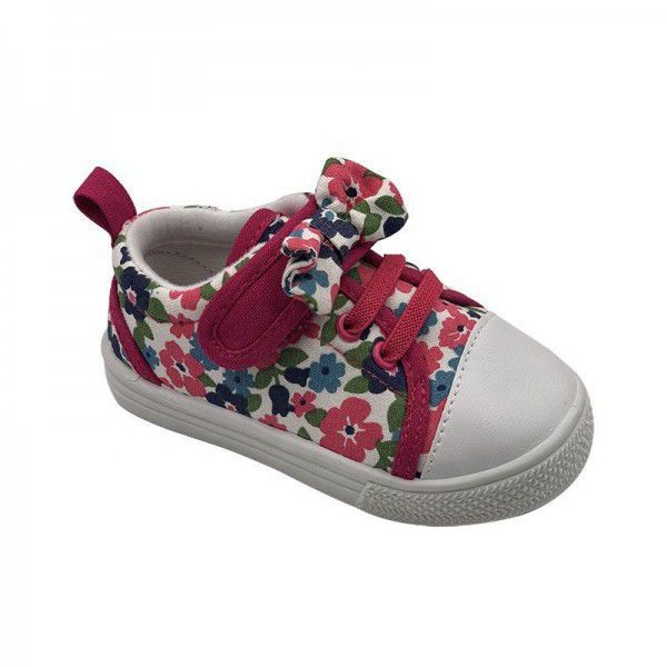 Fashion Printing Flat TPR Sole Girls Kids Casual C...