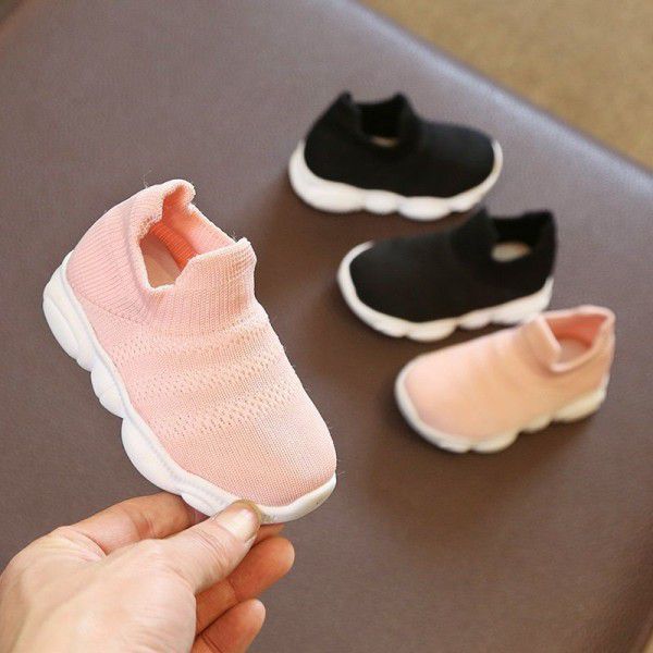 Spring 2019 new children's shoes knit socks childr...