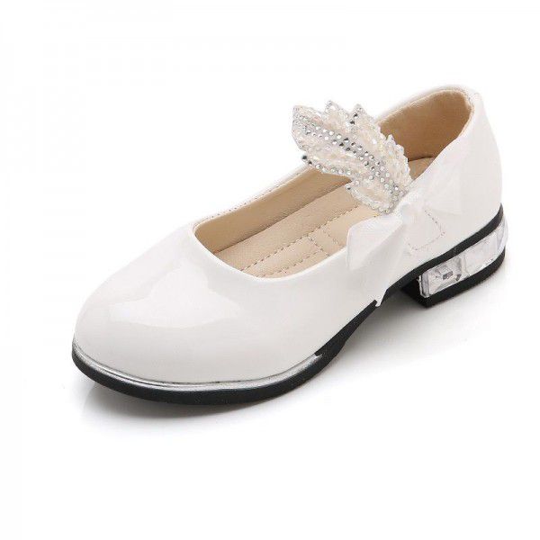 Girls' children's shoes wholesale 2019 spring and autumn new children's shoes shoes shoes children's Princess student performance single shoes
