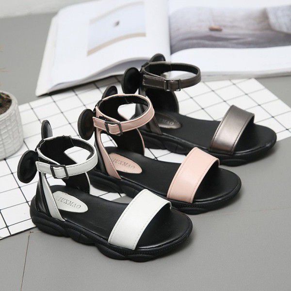 Girls' sandals 2020 new Korean summer fashion girl...