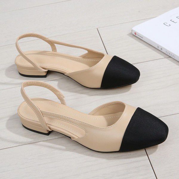 High heeled sandals, European and American cross-border popular women's high heeled summer sandals, Baotou sandals, women's foreign trade special supply source 1
