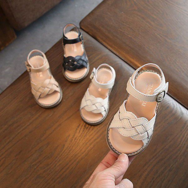 Girls' sandals 2020 summer new Korean children's k...