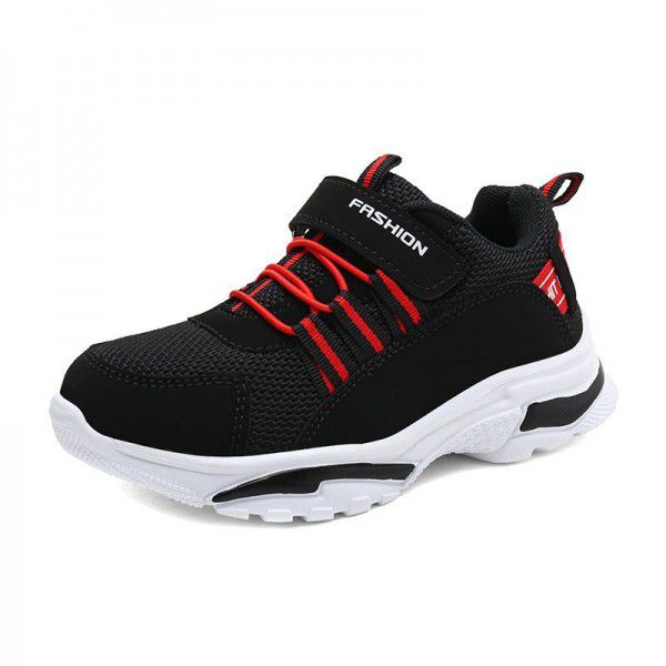 Boys' sneakers 2019 new fashion leisure breathable Korean spring shoes mesh children's spring and autumn middle school kids
