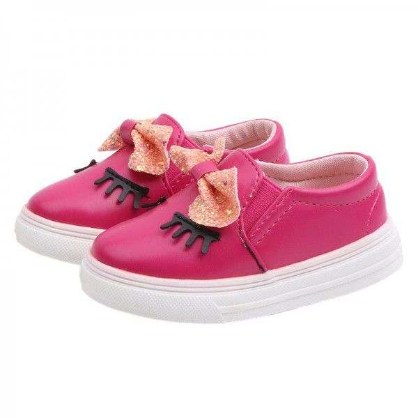 2020 spring children's casual shoes girls' small white shoes Korean girls' princess shoes baby toddler shoes