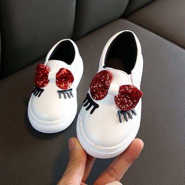 2020 spring children's casual shoes girls' small white shoes Korean girls' princess shoes baby toddler shoes