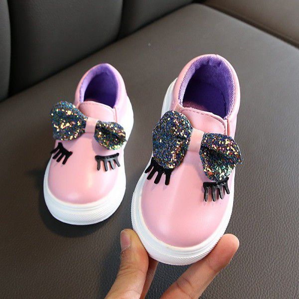 2020 spring children's casual shoes girls' small white shoes Korean girls' princess shoes baby toddler shoes