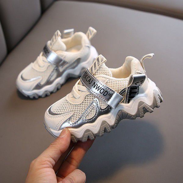 2020 summer new boys and girls' small and medium-sized children's mesh shoes antiskid sneakers baby shoes