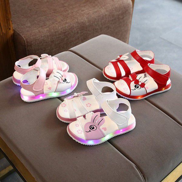 2020 summer new girls' bareteeth bright light sand...