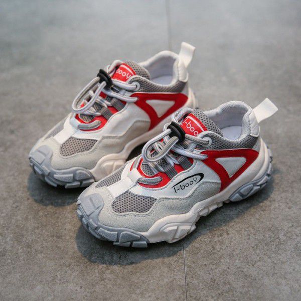 Children's shoes 2020 spring new children's sports shoes girl's Korean version of Laoda shoes boy's travel shoes student running trend
