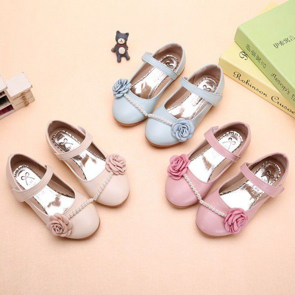 2020 summer new Korean girls' sandals princess shoes hollow baby shoes children's beach shoes