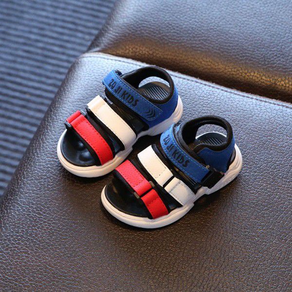 2020 summer new children's sandals boys' and girls' beach shoes small and medium-sized children's walking shoes soft bottom non slip baby shoes