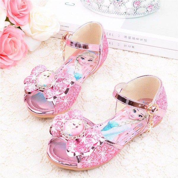 Girls' Sandals New children's princess shoes in su...