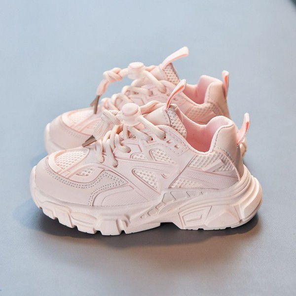 Da Tong Sports Shoes for Girls Spring New Children Dad Shoes Fashion Brand Children's Shoes for Boys Little White Shoes Spring and Autumn 