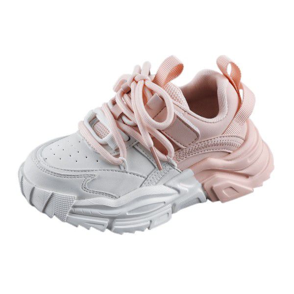 Girls' shoes, children's sports, spring and autumn styles, new spring and baby breathable soft soles, casual 