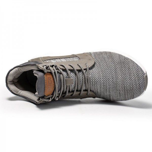 Men's breathable and fashionable knitted spring and autumn outdoor casual shoes 