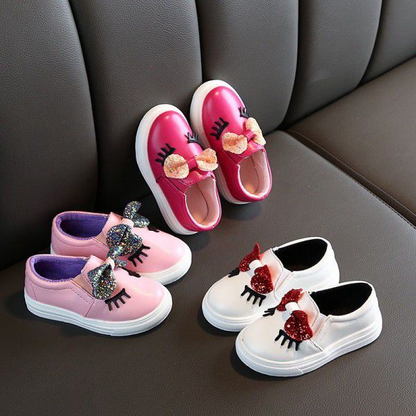 2020 spring children's casual shoes girls' small w...